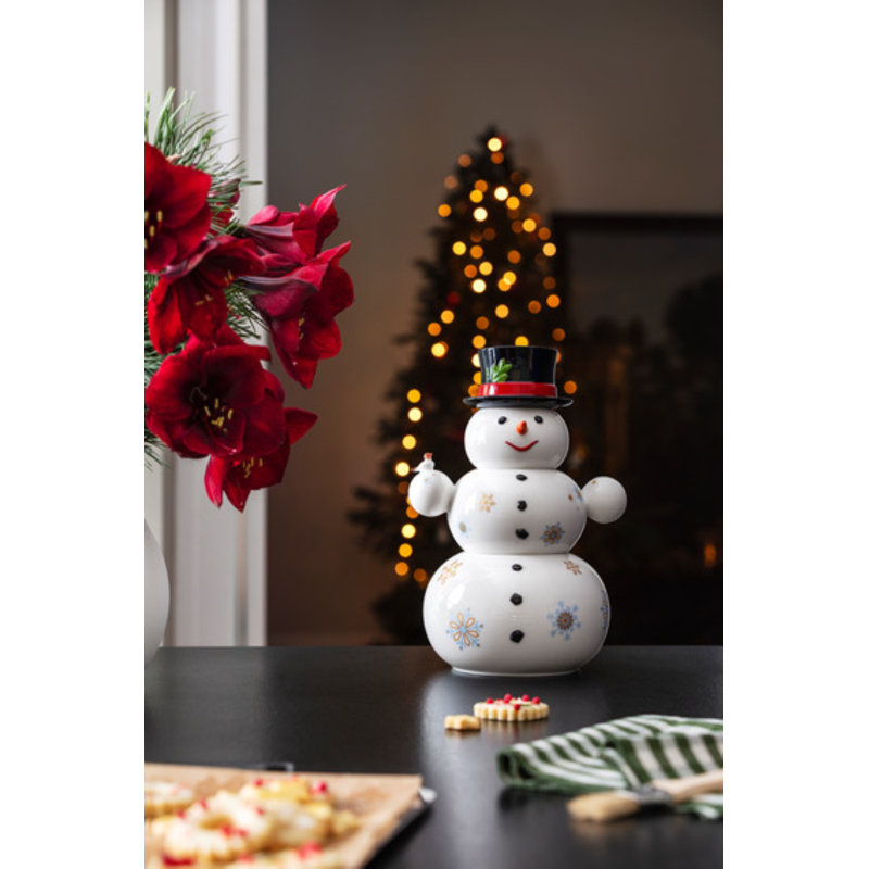 Villeroy & Boch Christmas Toys Memory Snowman Cookie Jar | Wayfair